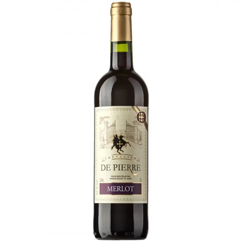 Вино Chevalier de Pierre Merlot красное сухое 0,75 л