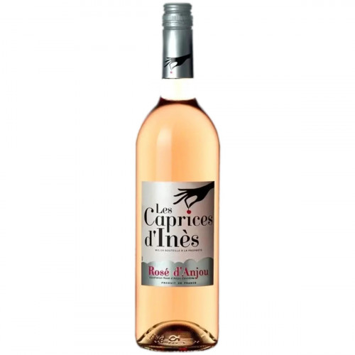 Вино Les Caprices d'Ines Rose d'Anjou розовое полусладкое 0,75 л