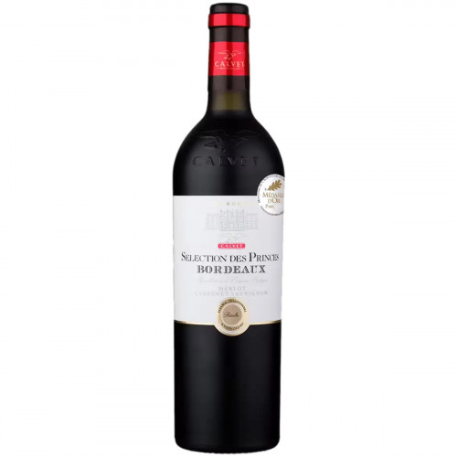 Вино Calvet Selection des Princes Bordeaux красное сухое 0,75 л