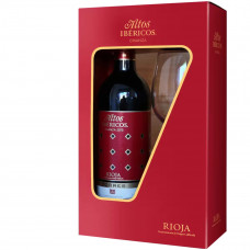 Вино Torres Altos Ibericos Crianza красное сухое 0,75 л в подарочной упаковке + бокал
