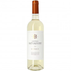Вино Chateau Haut Galouchey Bordeaux белое полусладкое 0,75 л