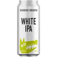 Пиво Волковская пивоварня White IPA светлое 0,45 л ж/б
