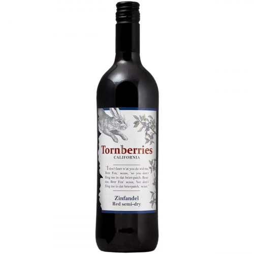 Вино Tornberries Zinfandel красное полусухое 0,75 л